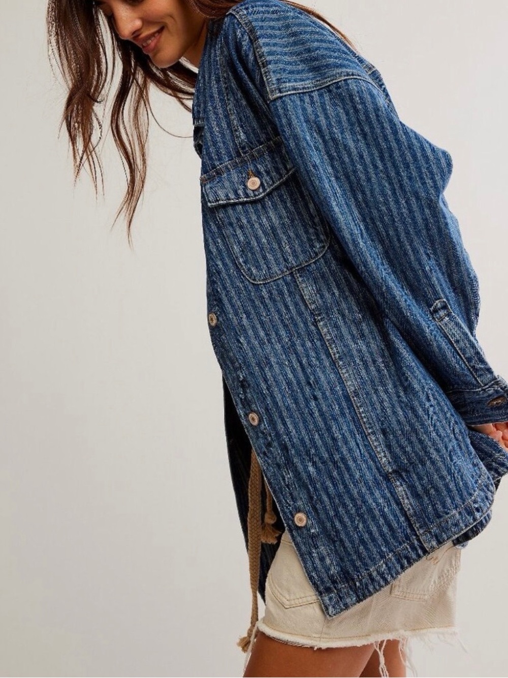 Free People We The Free Dunes Shirt Jacket - Picture 2 of 8